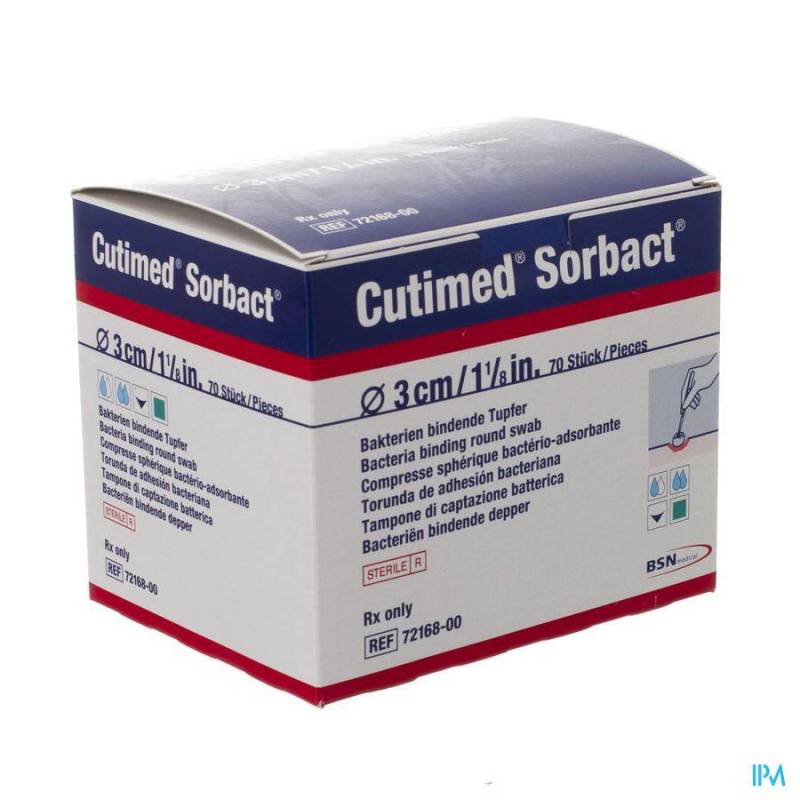 CUTIMED SORBACT DEPPERS ZAKJE 14X5 7216800