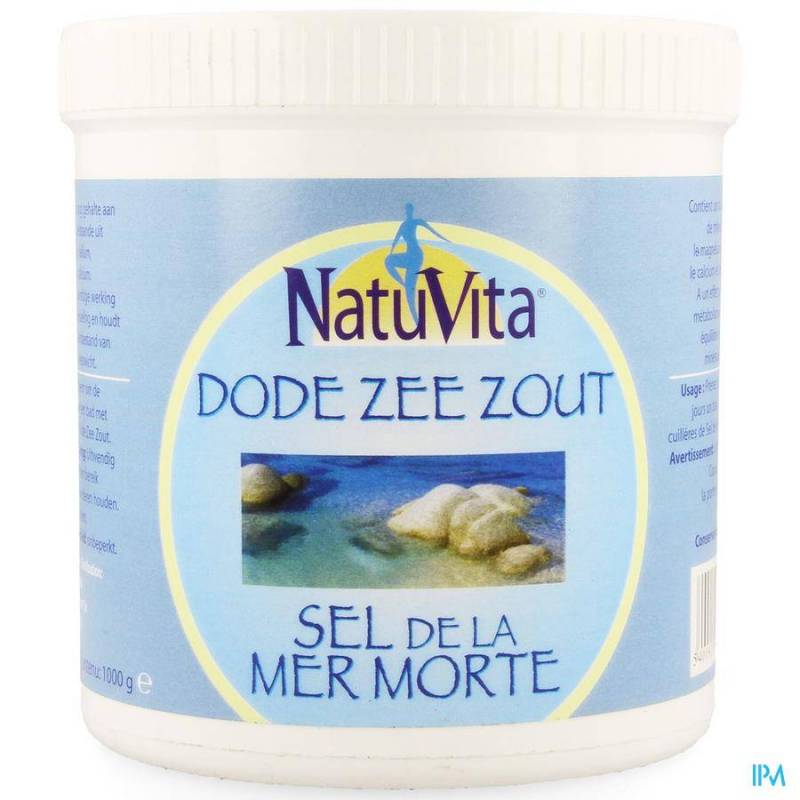 NATUVITA DODE ZEEZOUT POT 1KG