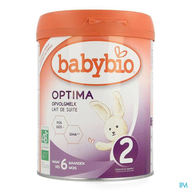 BABYBIO OPTIMA 2 OPVOLGMELK 800G