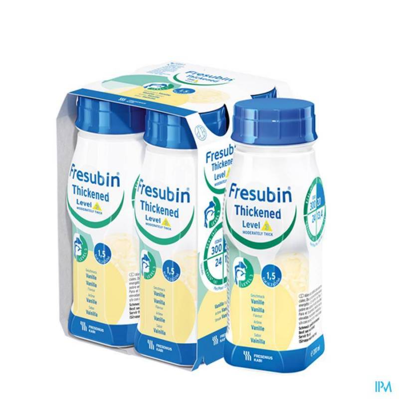 FRESUBIN THICKENED LEVEL 3 DRINK VANILLE 4X200ML