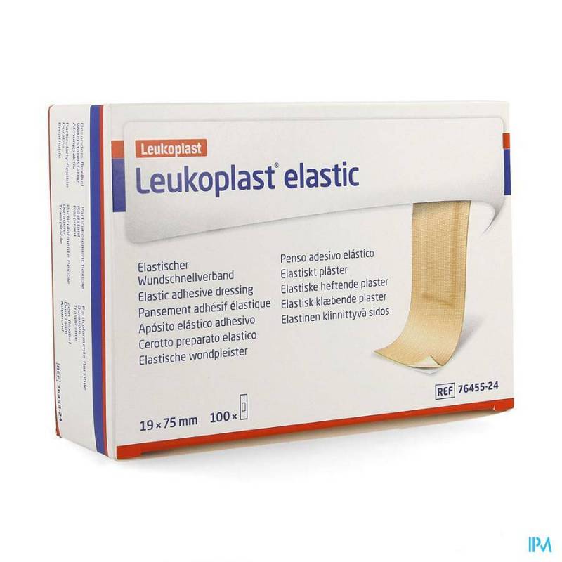 LEUKOPLAST ELASTIC 19X75MM 100