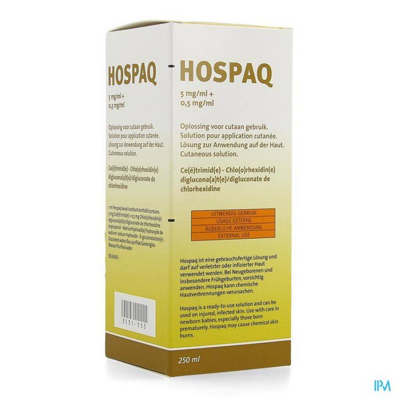 HOSPAQ 5MG/ML  0,5MG/ML OPL CUTAAN 1X250ML