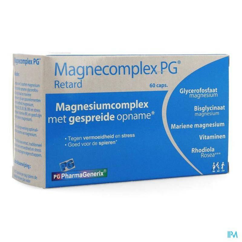 MAGNECOMPLEX PG RETARD PHARMAGENERIX CAPS 60