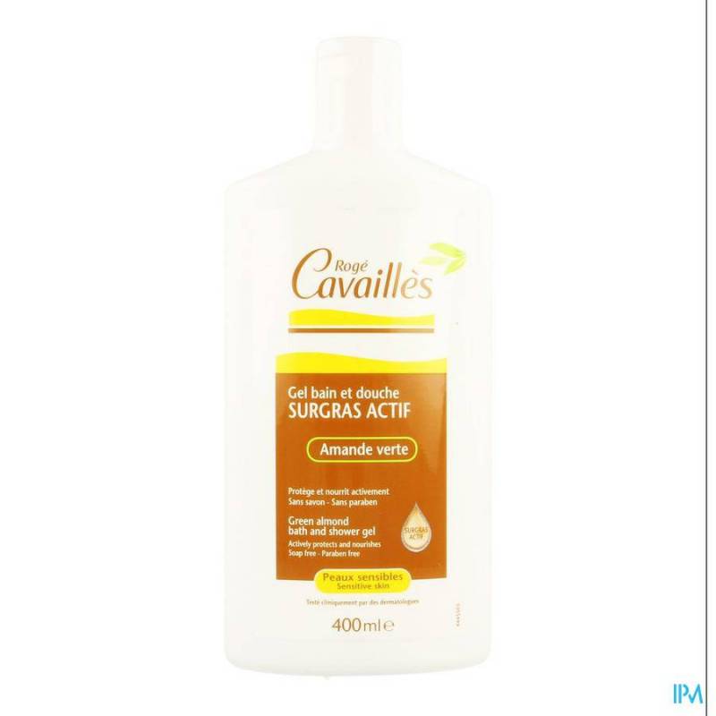 ROGE CAVAILLES GEL SURGR.BAIN-DCHE AMANDE V. 400ML