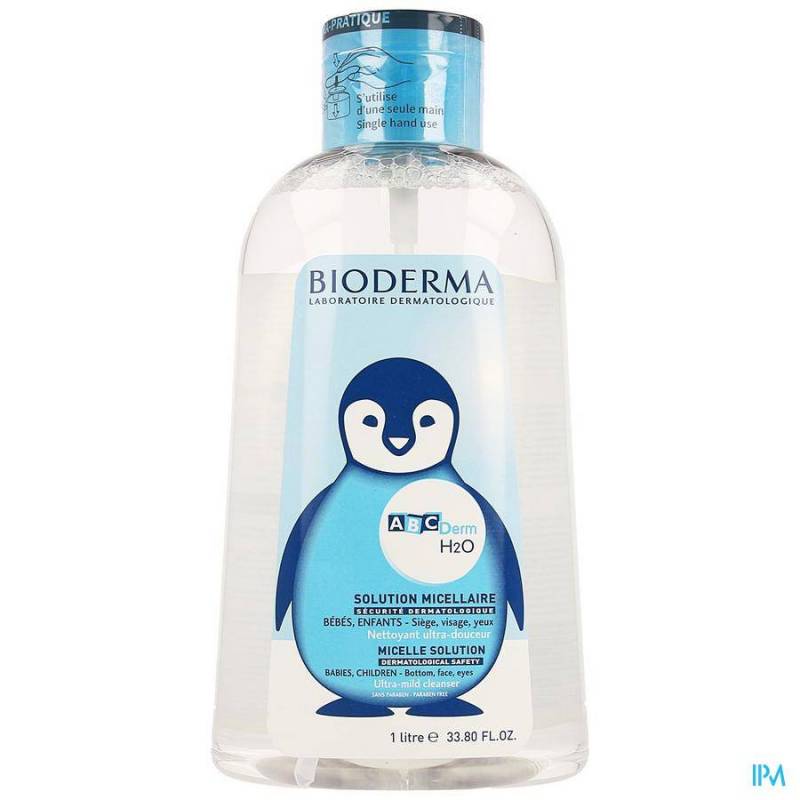 BIODERMA ABC DERM H2O POMPE INVERSEE 1L