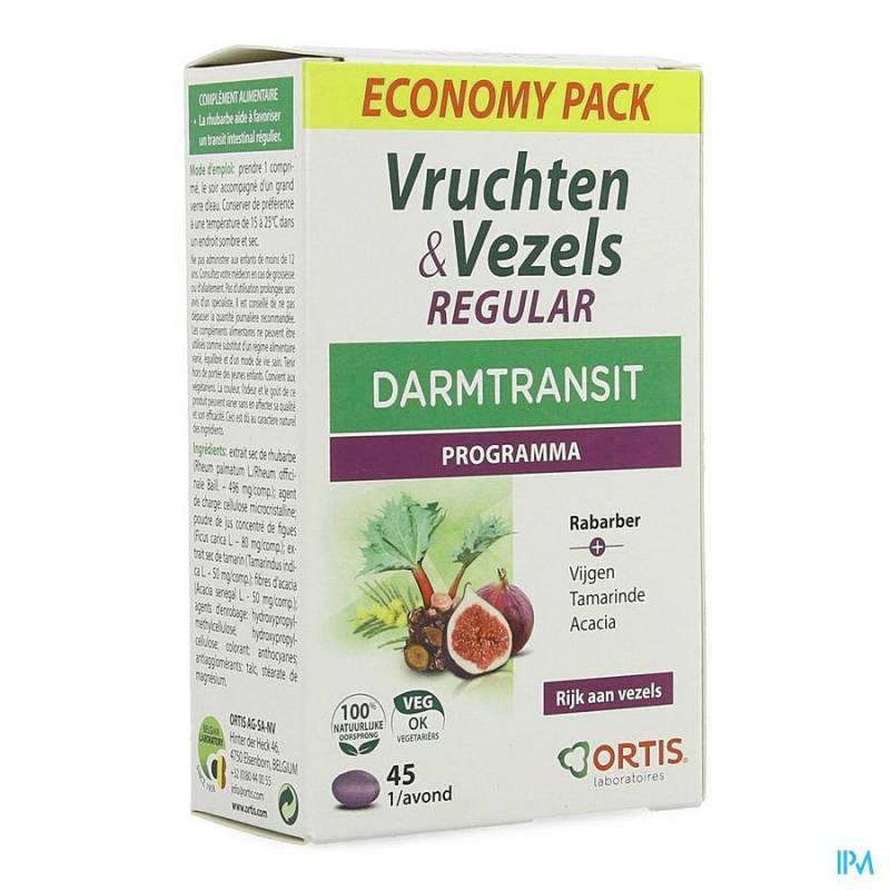 ORTIS VRUCHTEN & VEZELS REGULAR ECOPACK COMP 45