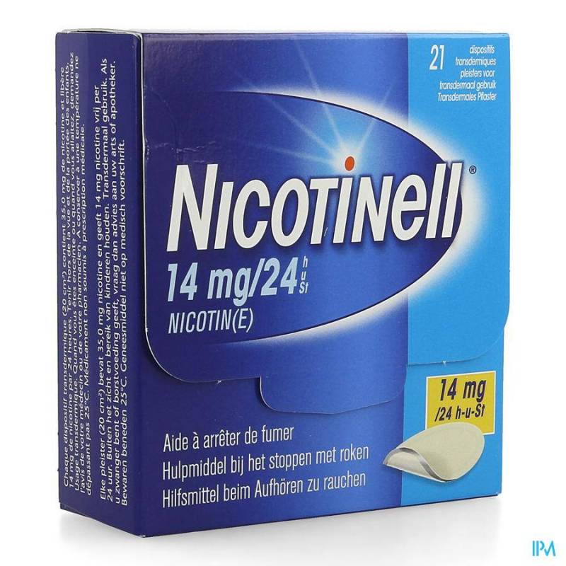Nicotinell 14mg/24u 21 Pleisters