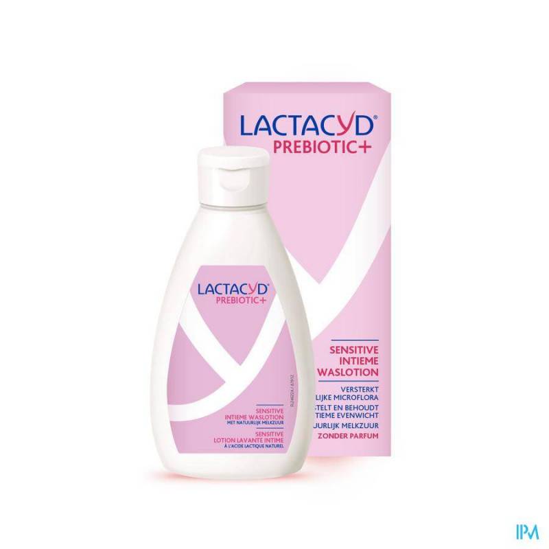 Lactacyd Prebiotic+ Sensitive Intieme Waslotion Met Natuurlijk Melkzuur 200ml