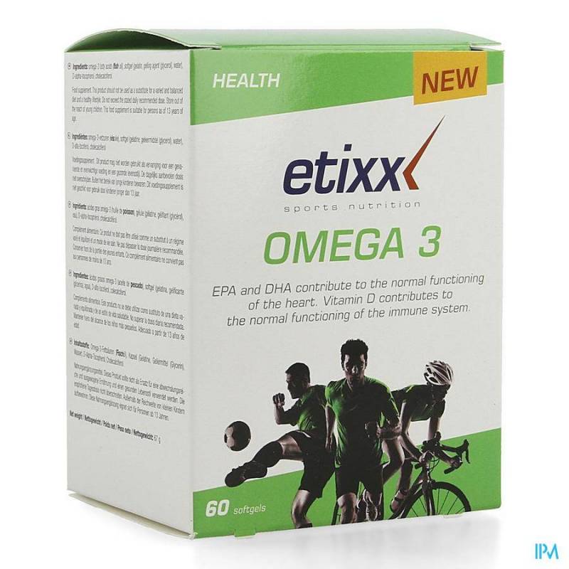 ETIXX OMEGA 3 60 SOFTGELS