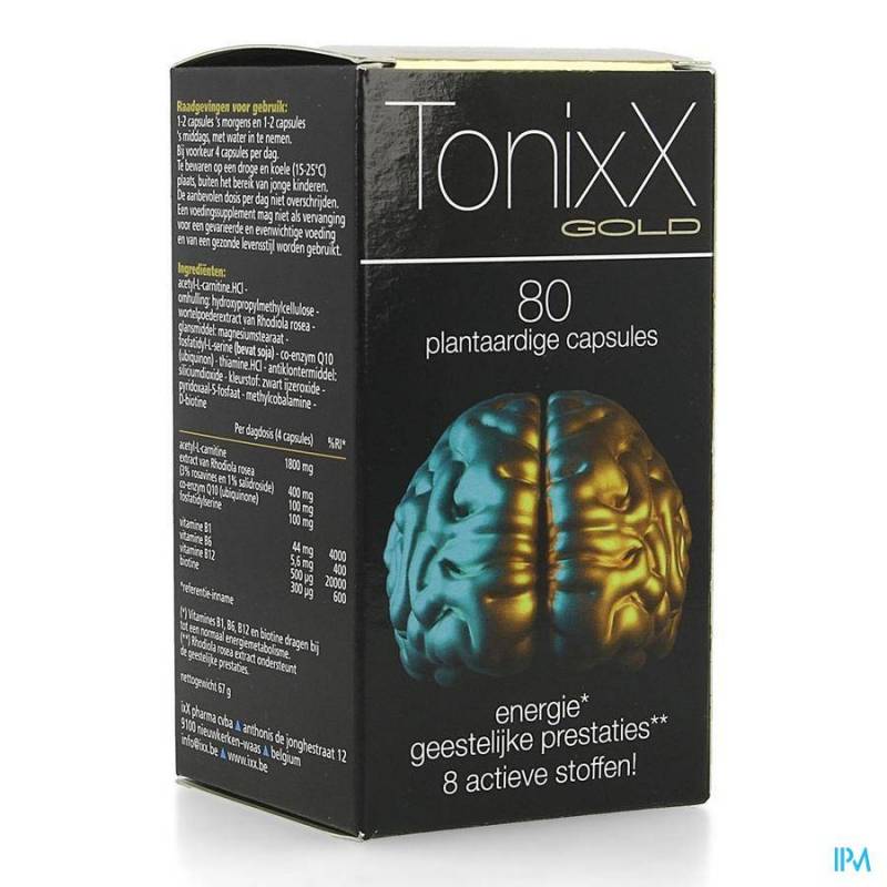 TonixX Gold 80 Capsules NF