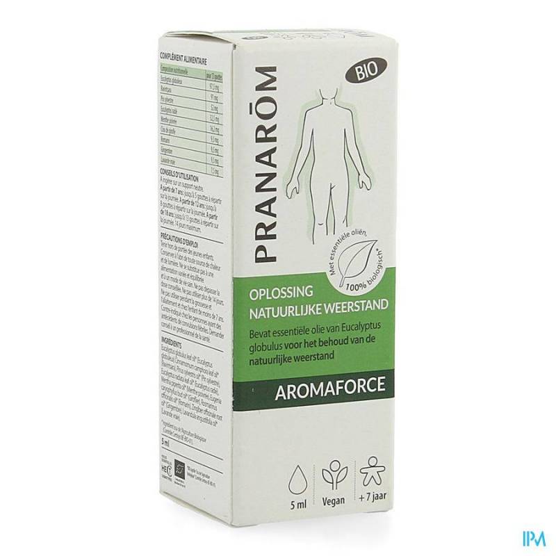 Pranarôm Aromaforce Natuurlijke Weerstand Oplossing Bio 5ml