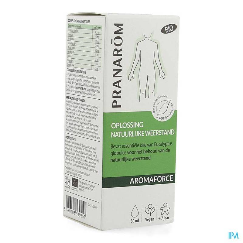 Pranarôm Aromaforce Natuurlijke Weerstand Oplossing Bio 30ml