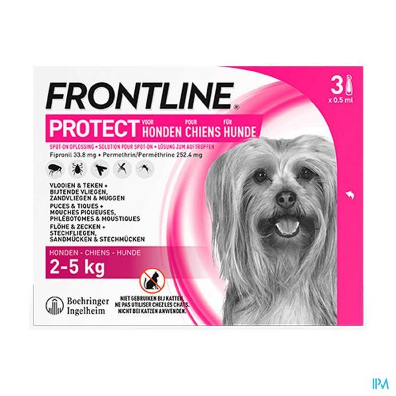 FRONTLINE PROTECT SPOT ON OPL HOND XS 2-