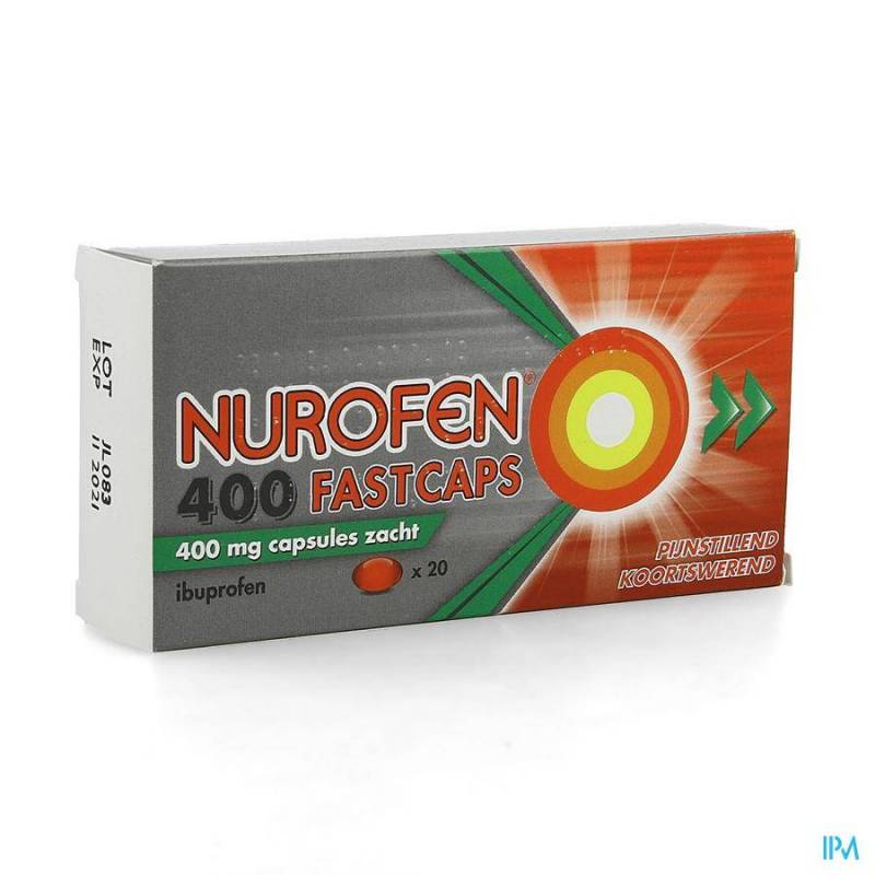 NUROFEN 20 FASTCAPS PI PHARMA 400 MG