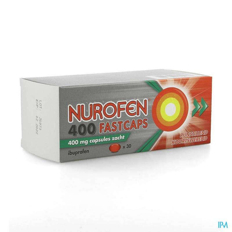 NUROFEN 30 FASTCAPS PI PHARMA 400 MG