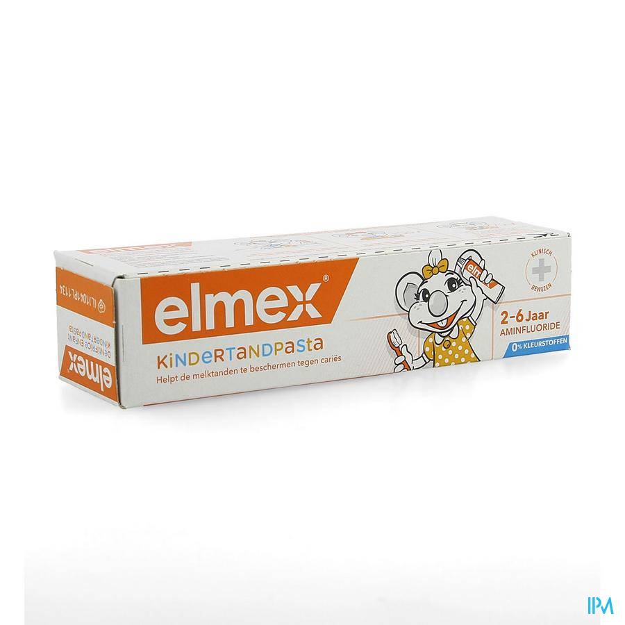 ELMEX DENTIFRICE ENFANT 2-6 ANS 50ML