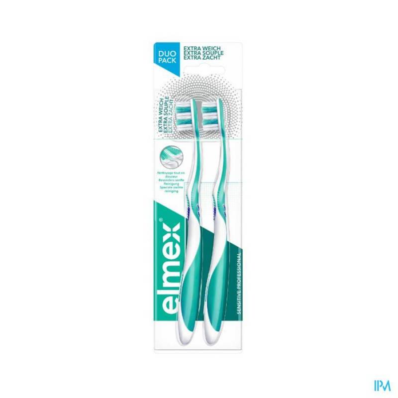 ELMEX BROSSE DENTS SENSITIVE PRO EXTRA SOUPLE DUO