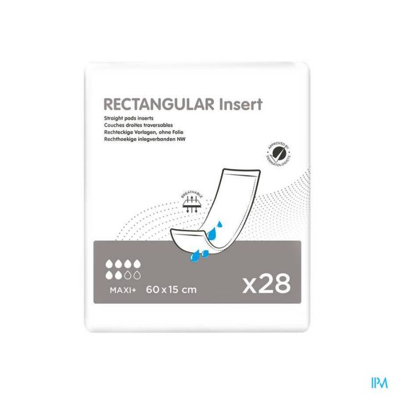 ID RECTANGULAR INSERT 60 X15 NW 28 PC 59