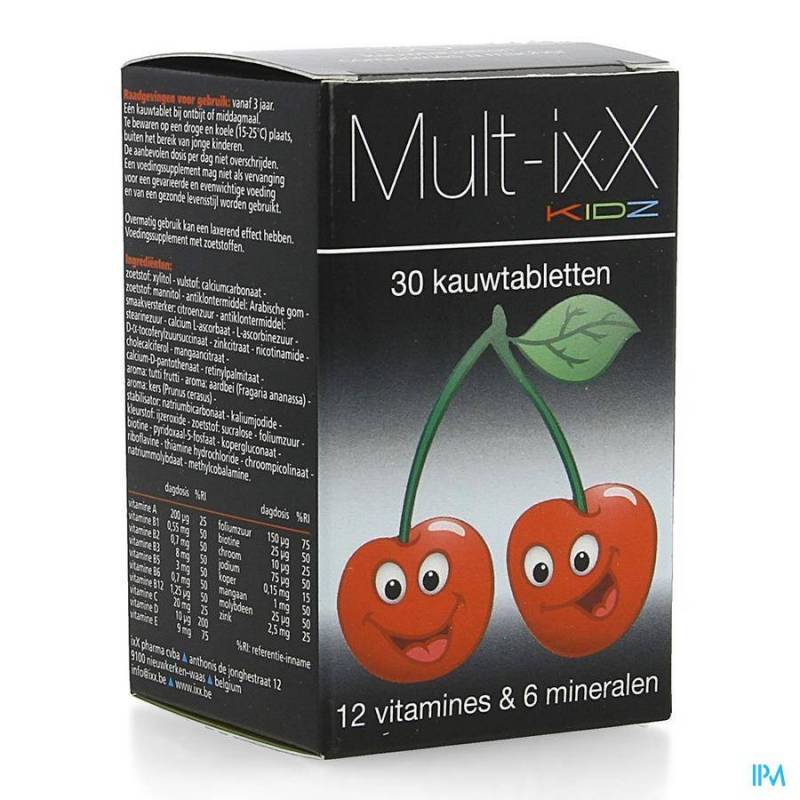 Mult-ixX Kidz 30 Kauwtabletten