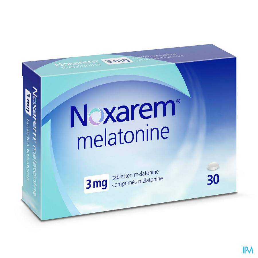 Noxarem Melatonine Jetlag 3mg 30 Tabletten