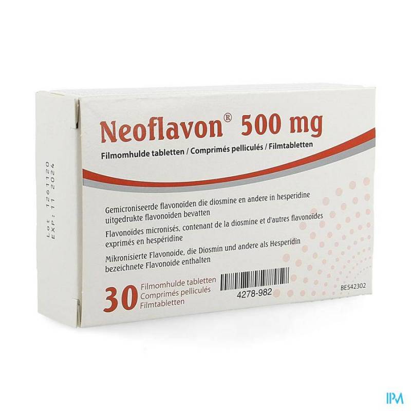 NEOFLAVON 500MG COMP PELL 30