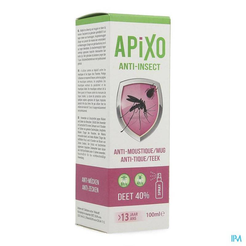 APIXO ANTI-INSECT DEET 40% SPRAY 100 ML