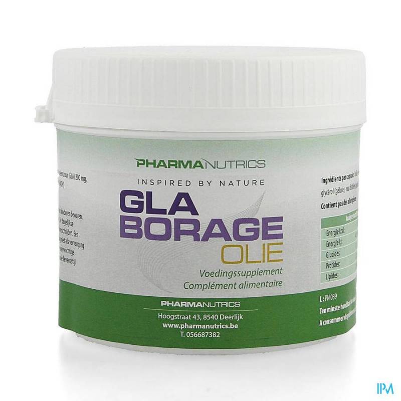 BORAGE GLA CAPS 180 PHARMANUTRICS