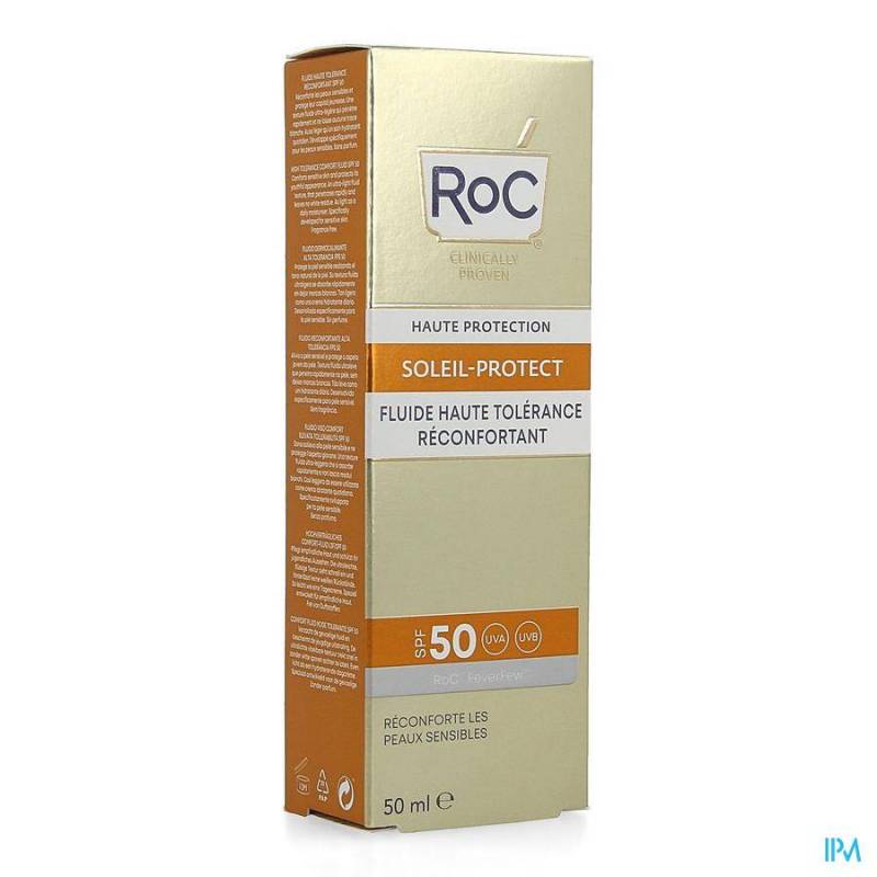 RoC Soleil-Protect Hoge Tolerantie Comfort Fluide SPF50+ 200ml