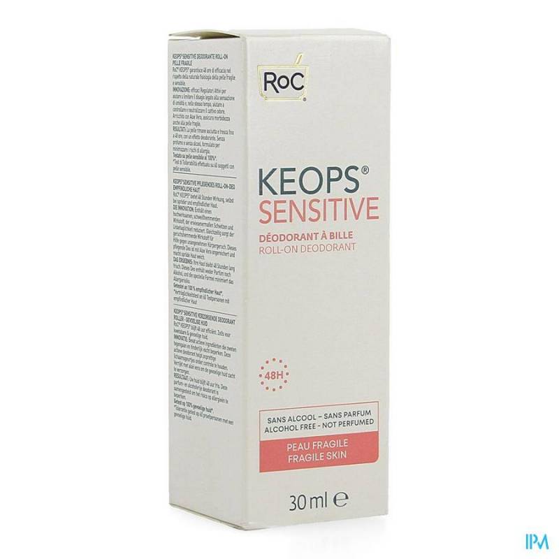 RoC Keops Roll-On Deodorant Gevoelige Huid 30ml