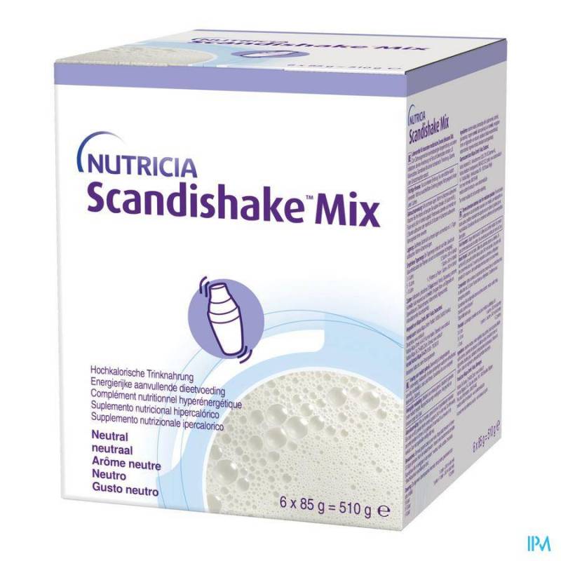 SCANDISHAKE MIX NEUTRAAL ZAKJE 6X85G NF