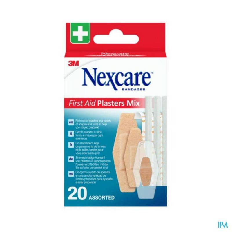 NEXCARE FIRST AID PLASTERS MIX 20