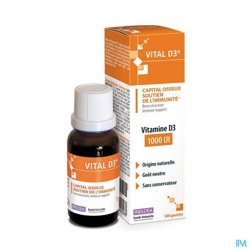 ISN VITAL-D3 1000 UL FLACON COMPTE-GOUTTES 20ML