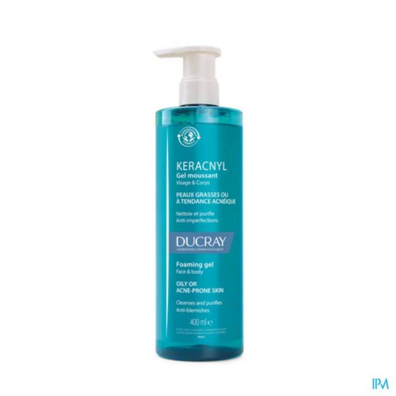 DUCRAY KERACNYL GEL MOUSSANT 400ML NF