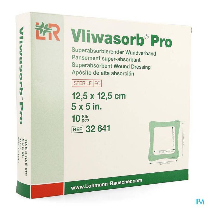 VLIWASORB PRO VERBAND 12,5X12,5CM 10 32641