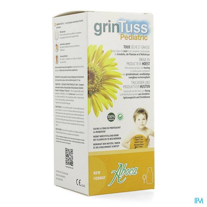 GRINTUSS SIROOP PEDIATRIC 180G ABOCA