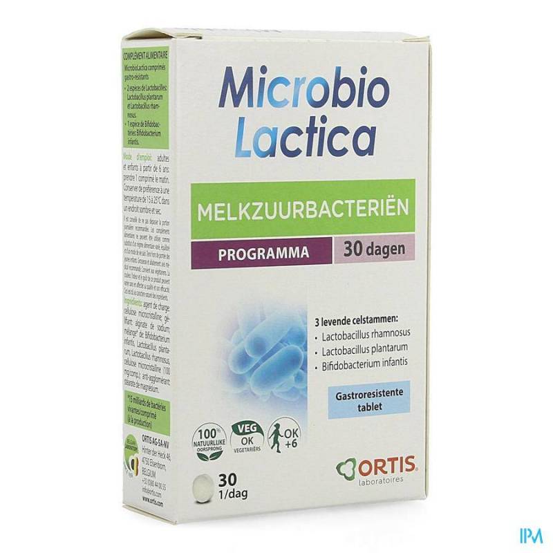 ORTIS MICROBIO LACTICA COMP 30