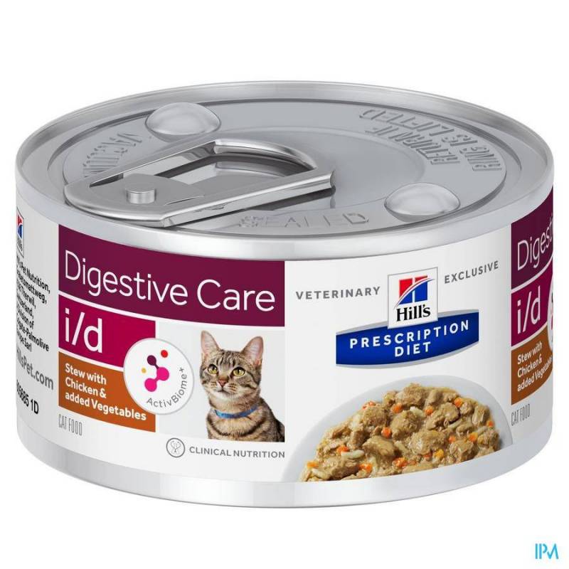 HILLS PRESCRIP. DIET FELINE I/D CHICK.VEG.STEW82G