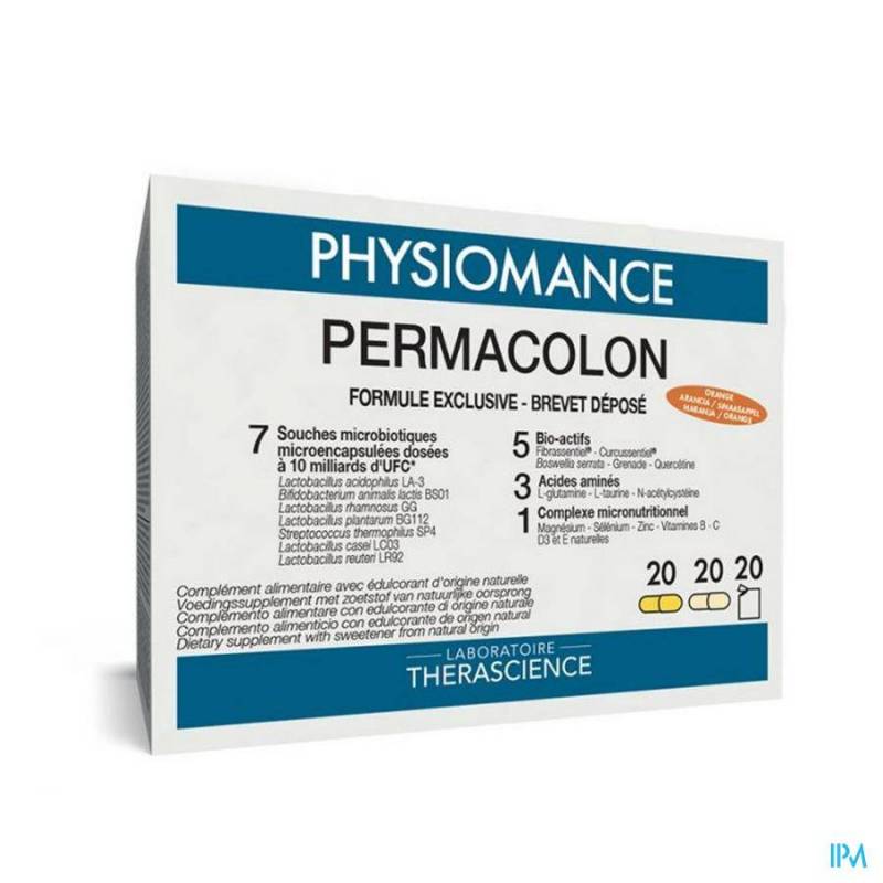 PERMACOLON SACH 20CAPS 2020 PHYSIOMANCE PHY138B