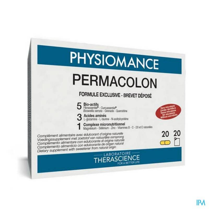 PERMACOL. S/PROB.SACH20CAPS20 PHYSIOMANCE PHY190B