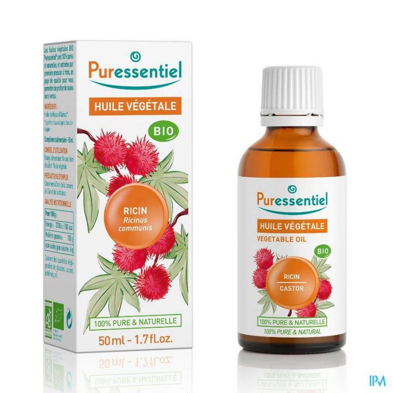 PURESSENTIEL HUILE VEGETALE BIO RICIN 50ML