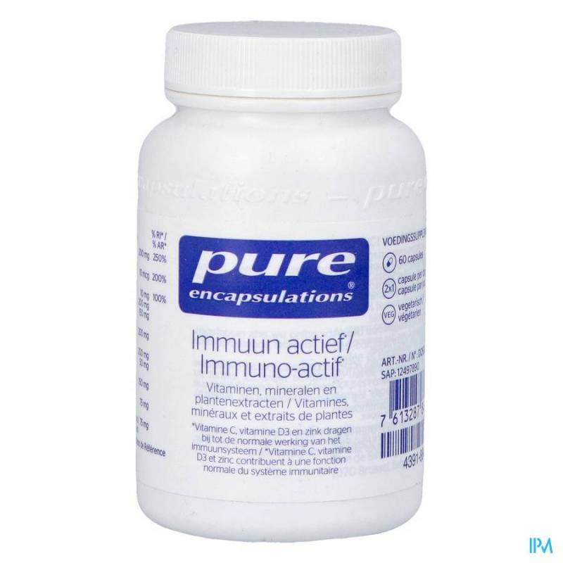 PURE ENCAPSULATIONS IMMUNO-ACTIF CAPS 60