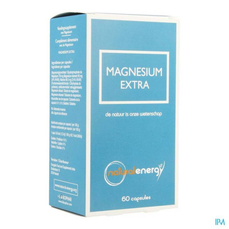 NATURAL ENERGY MAGNESIUM EXTRA V-CAPS 60