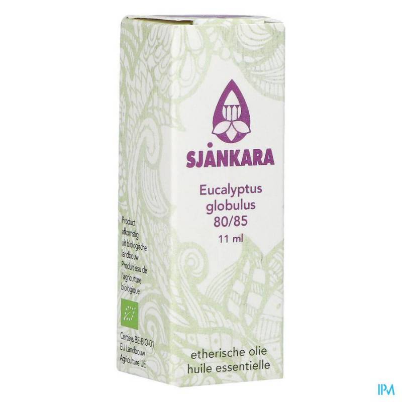 SJANKARA EUCALYPTUS GLOB. 80/85 ESS. OLIE BIO 11ML