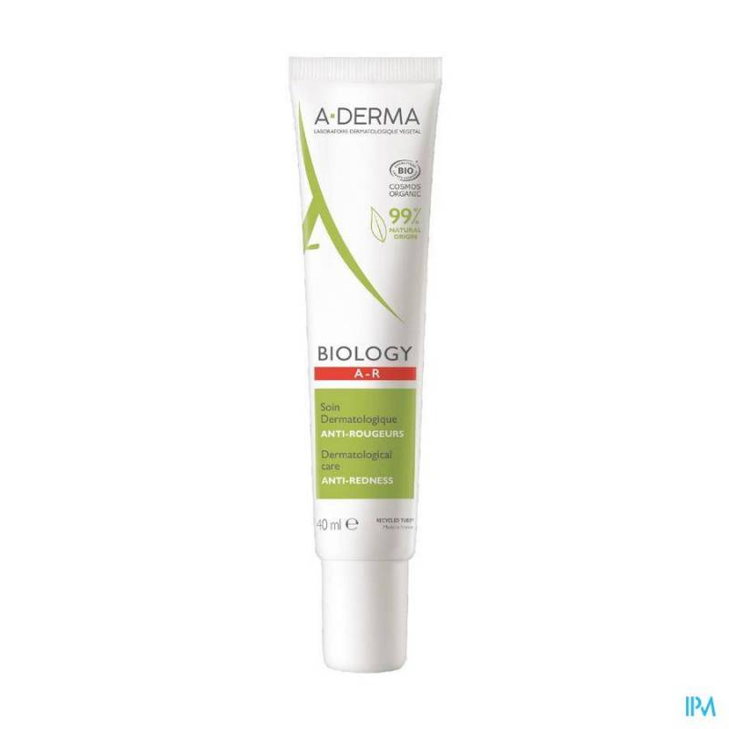 ADERMA BIOLOGY DERMATOLOG.VERZORG. A/ROODHEID 40ML