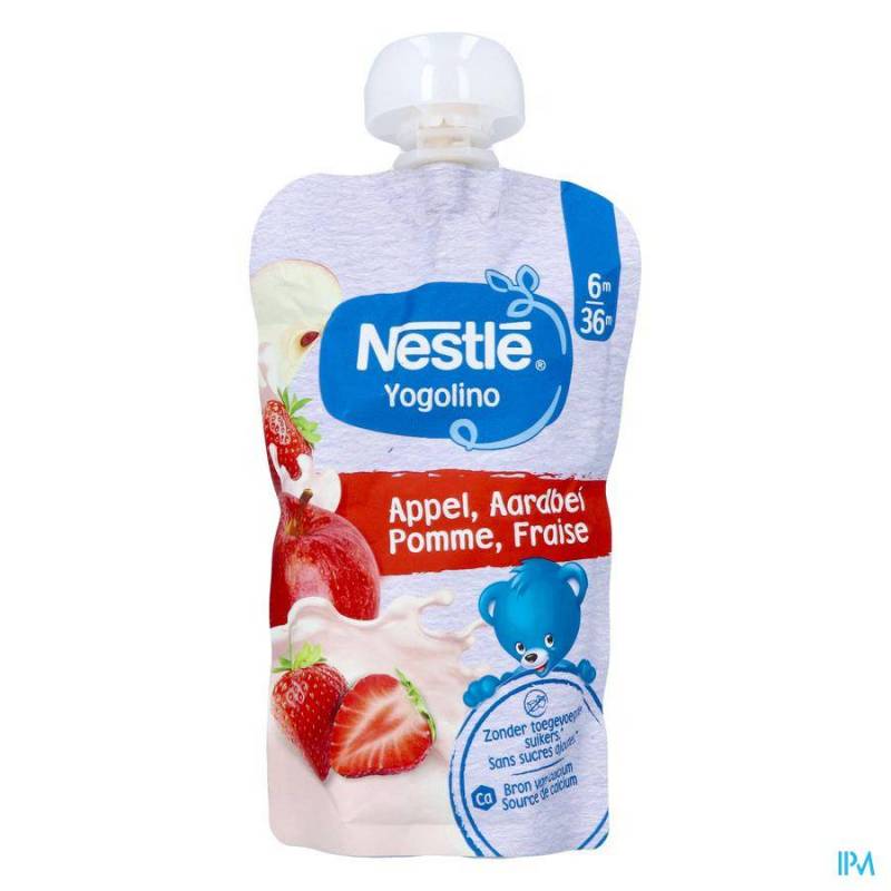 NESTLE YOGOLINO FRAISE POMME 8X100G