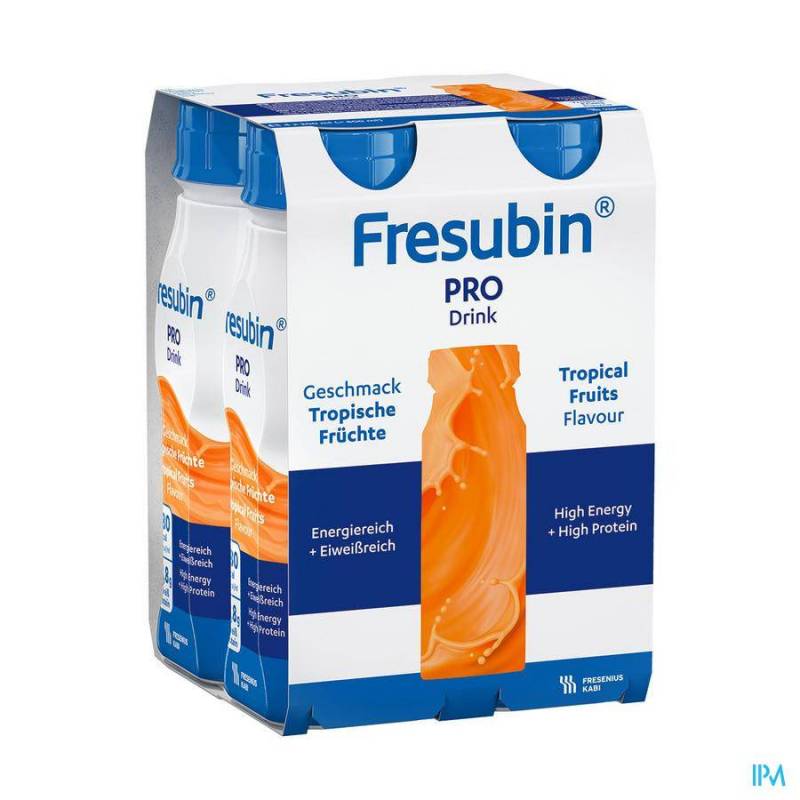 FRESUBIN PRO DRINK TROPISCHE VRUCHTEN FL 4X200ML