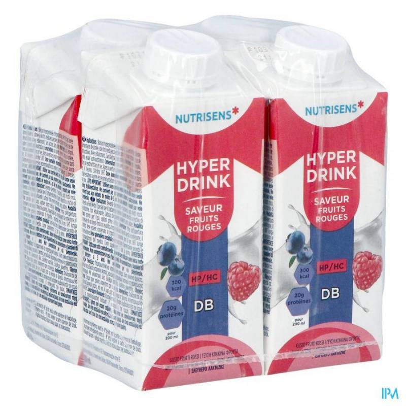 NUTRIDRINK HYPERDR HP/HC DB SL FR ROUGES