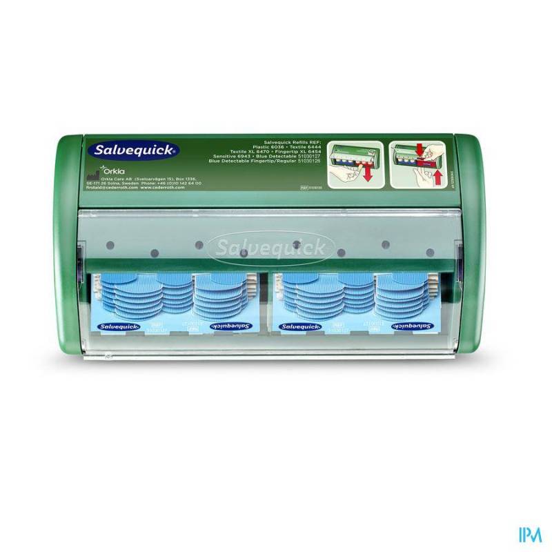 SALVEQUICK PLEISTERDISPENSR BLAUW 51030130