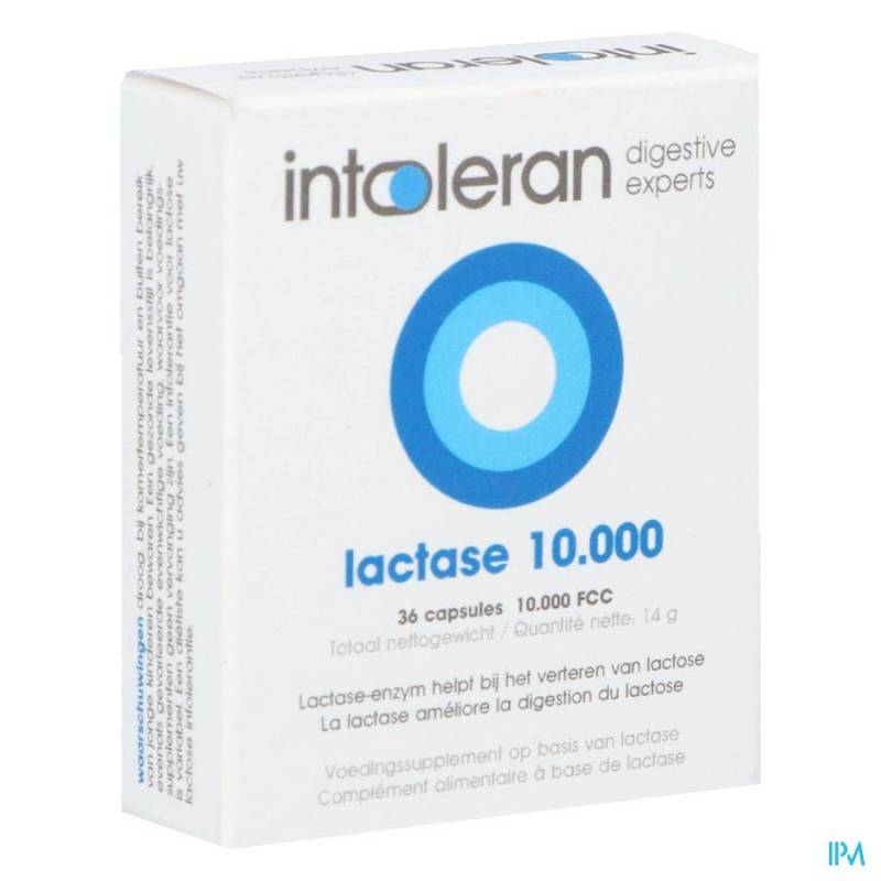 INTOLERAN LACTASE 10 000 FCC 36 CAPS