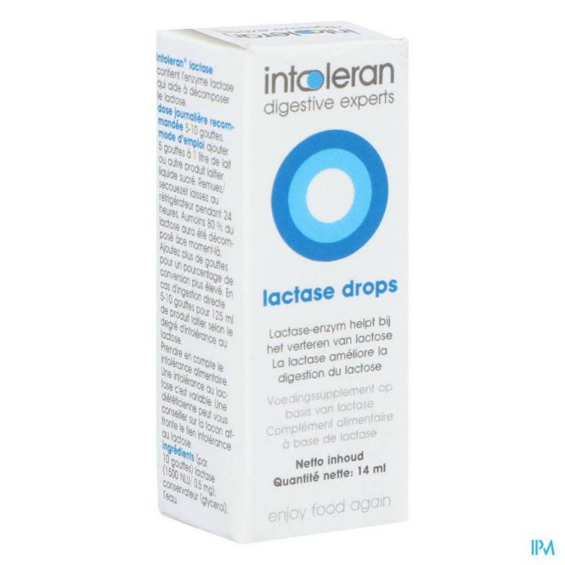 INTOLERAN LACTASE DROPS 14 ML